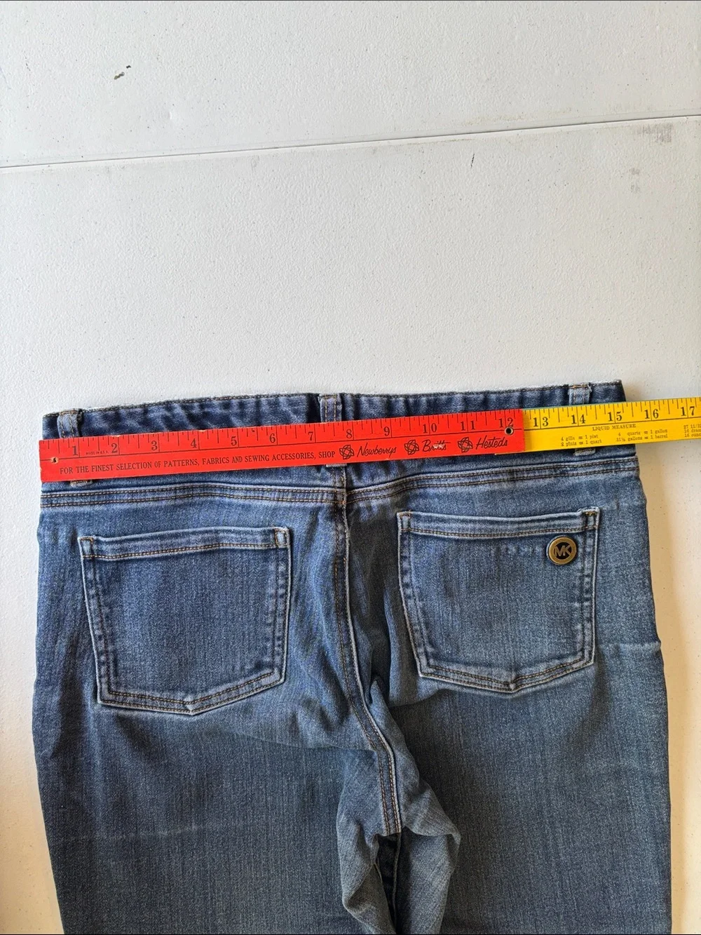 Michael Kors Dark Blue Capri Straight-Leg Women's Jeans Size 8